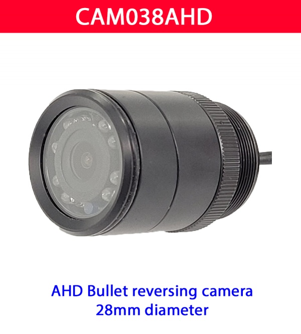 AHD bullet reversing camera with 4 pin aviation connector